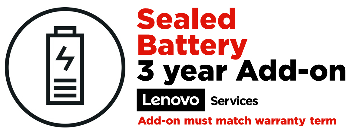 Lenovo 3Y Sealed Battery Replacement - 5WS0A23013